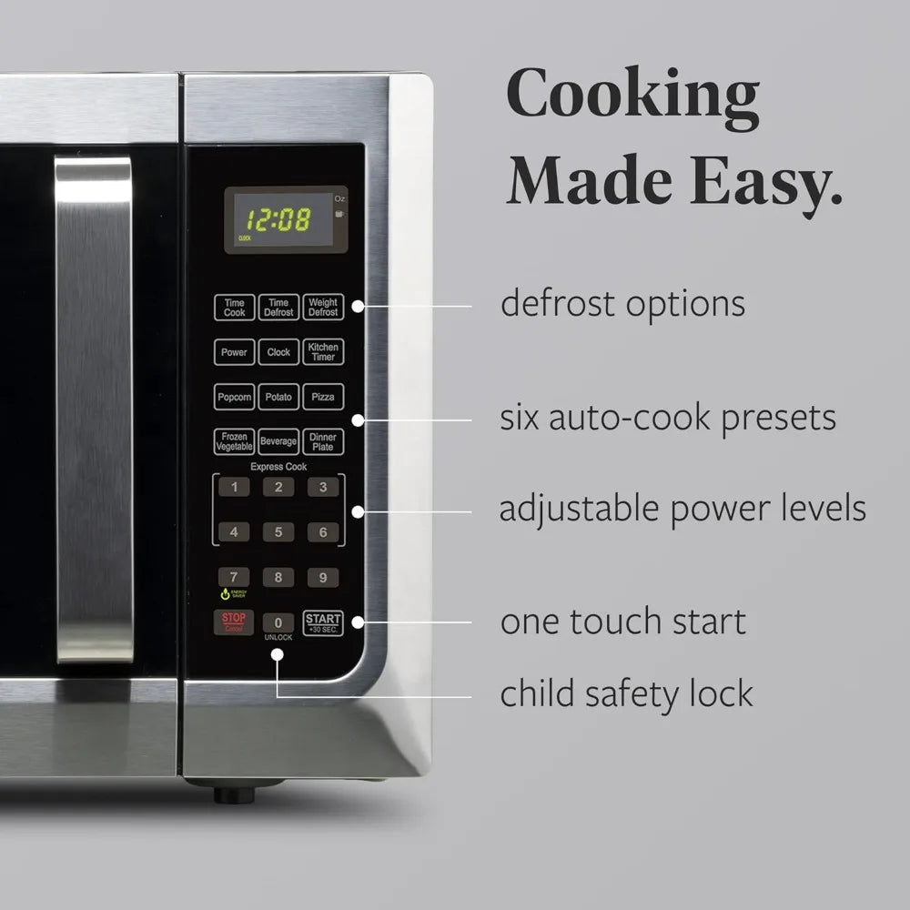 Farberware 1100 Watt Countertop Microwave Oven With Auto Cook