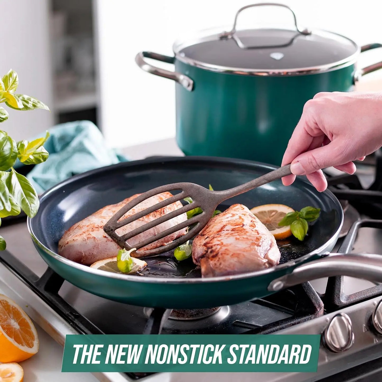 Blue Diamond PFAS Free Nonstick Ceramic Cookware Bakeware Set