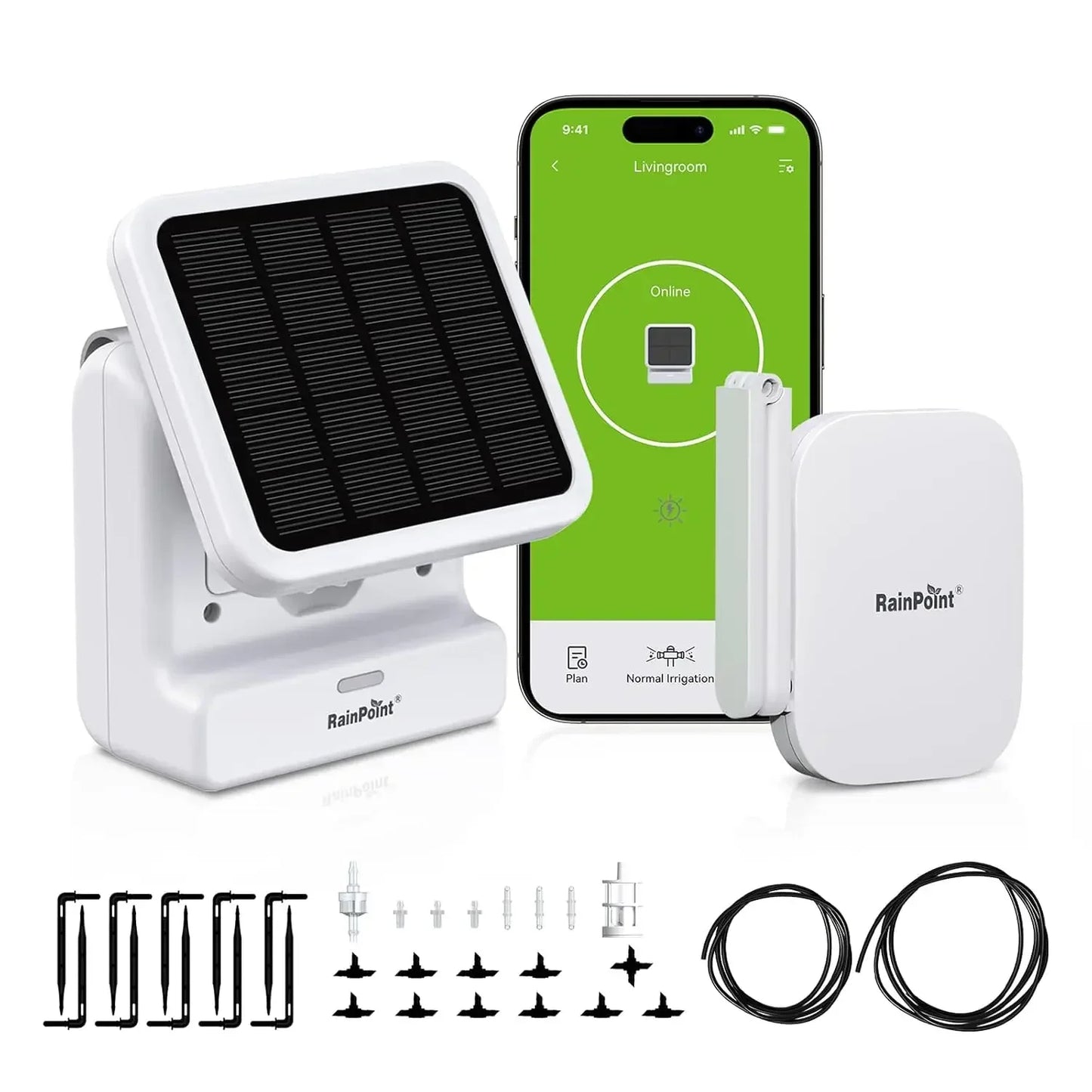Smart WiFi Solar Auto Plant Watering System For Outdoor Plants