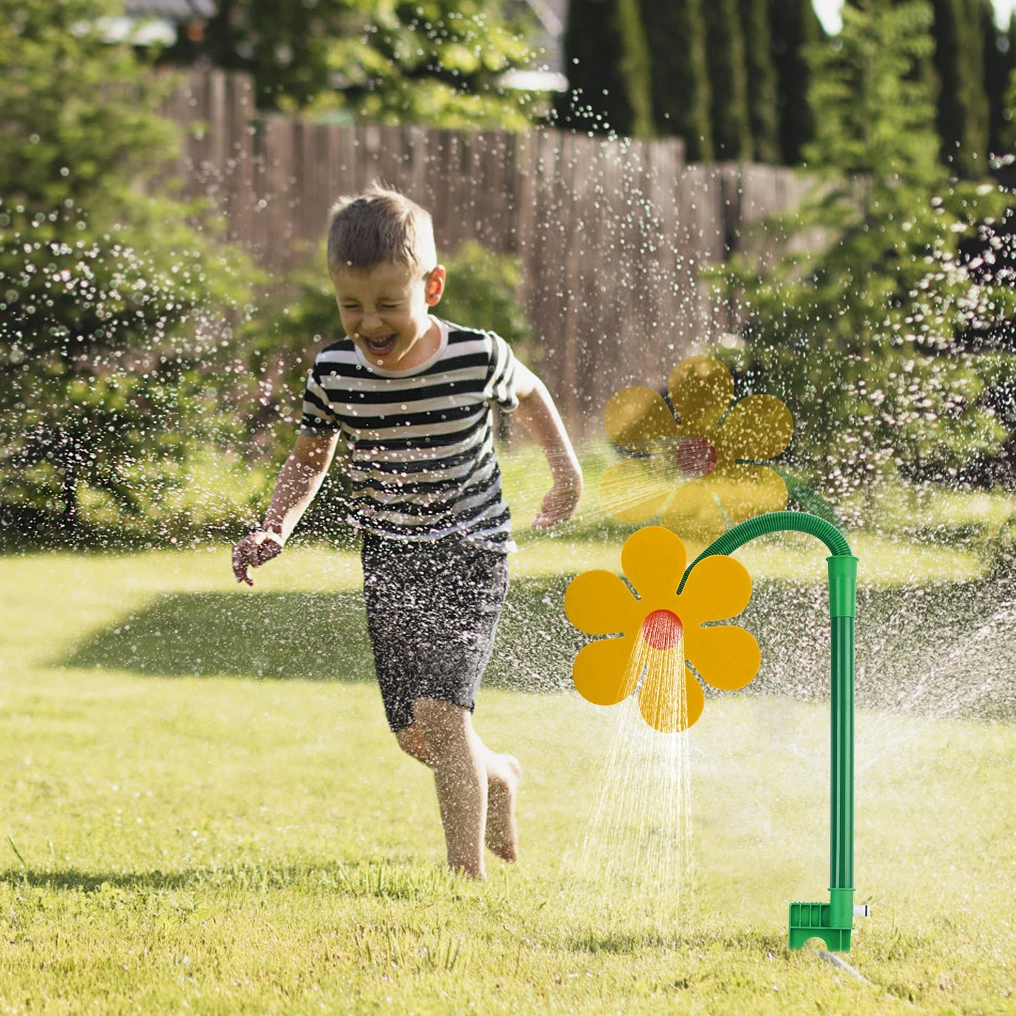 Lawn Watering Sprinklers Sprayer Easy Installation Stability for Yard Watering Kids Pets Playing Out Activities