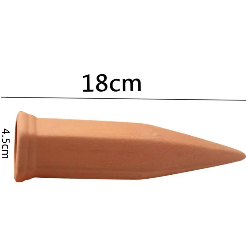Self Watering Plant Stakes Terracotta 2 Pack Indoor Outdoor Irrigation System