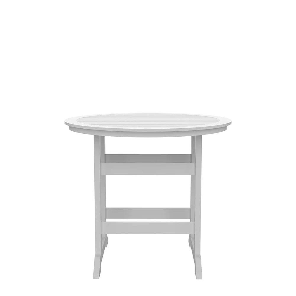 Modern 5 Piece Patio Bar Table Set With Four High Top Stools