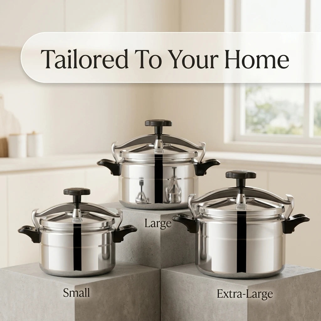 Explosion-Proof Pressure Cooker For Gas And Induction Stoves