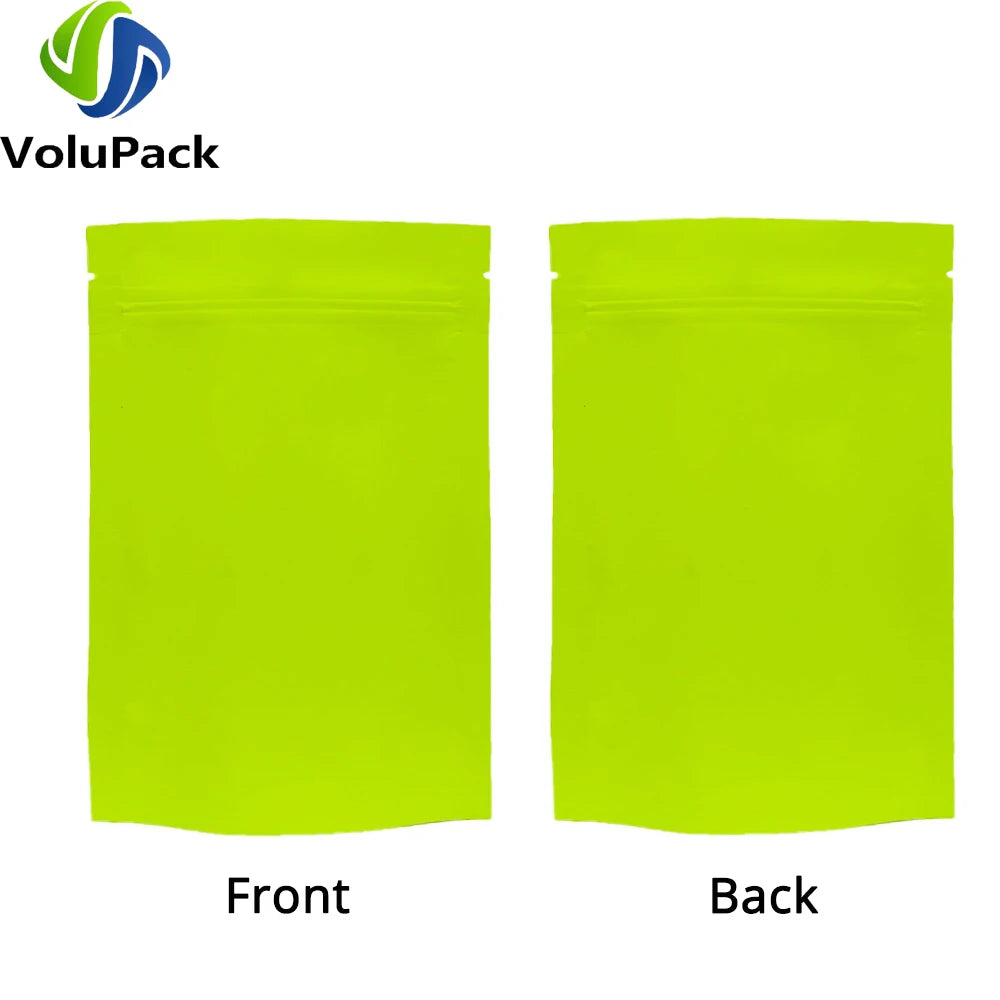 Zipper Coffee Packaging Storage Heat Sealing Stand Up Zip Lock Pouches Eco Aluminum Foil Mylar Gift Organizer Bags