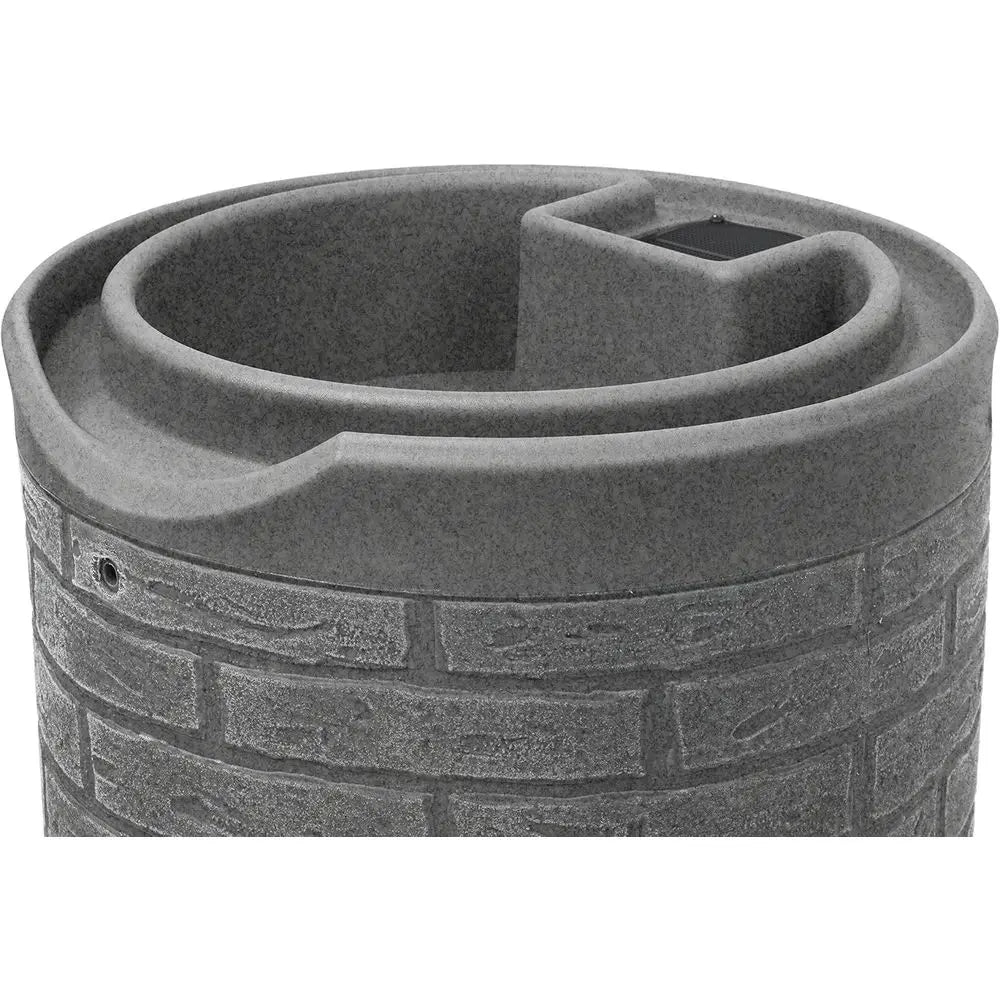 50 Gallon Light Granite Rainwater Collection Barrel