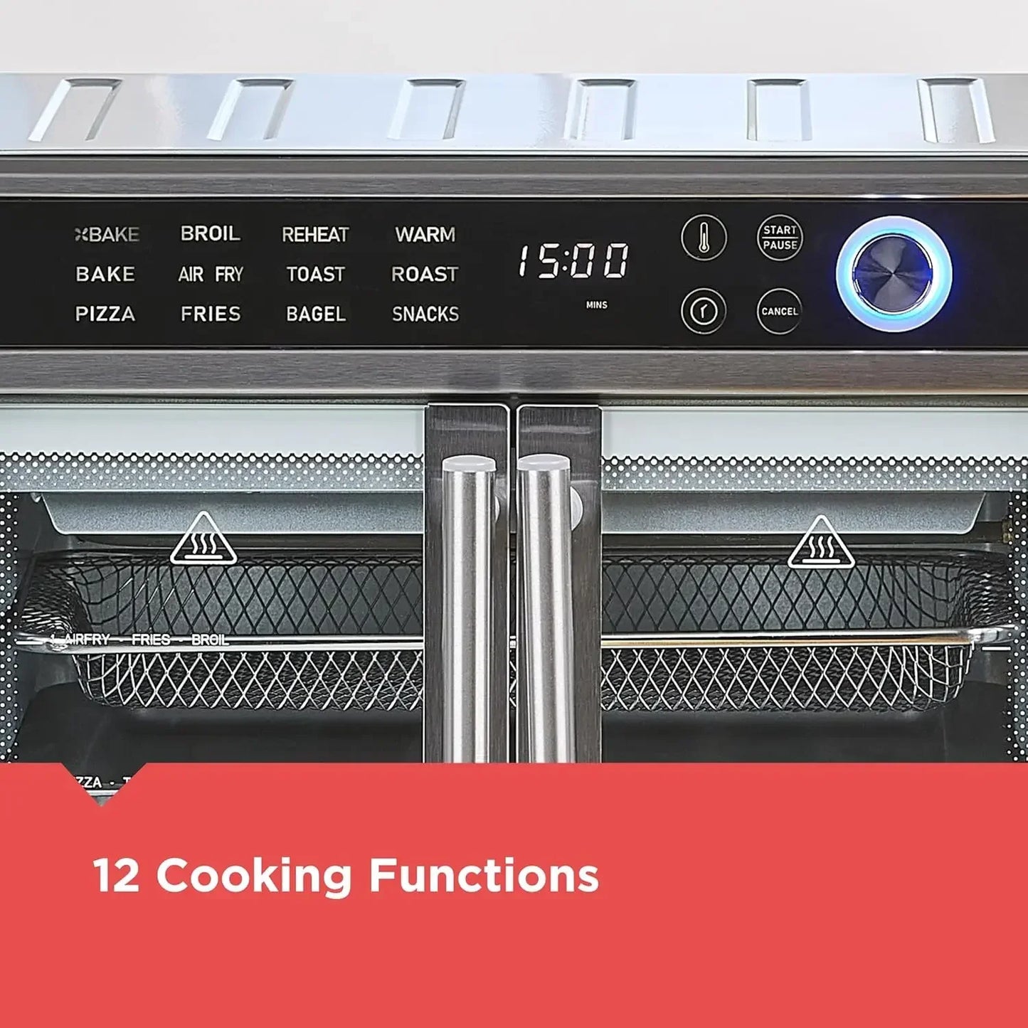 Crisp N Bake Air Fryer Toaster Oven Combo 12 In 1 Countertop