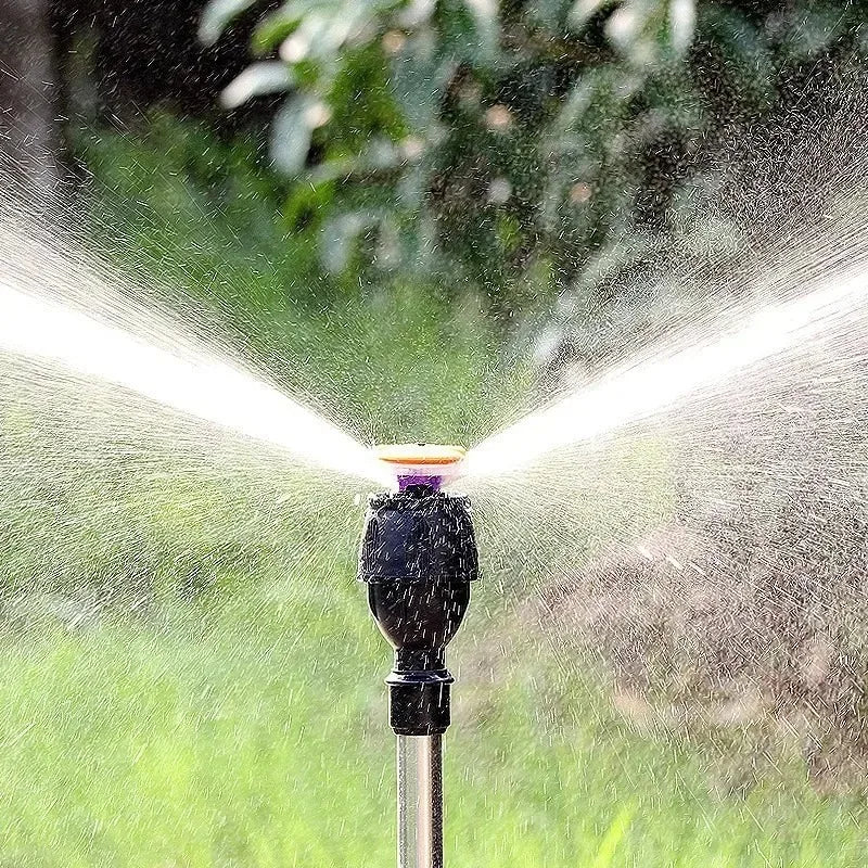 360 Degree Tripod Sprinkler Automatic Rotating Lawn Watering System