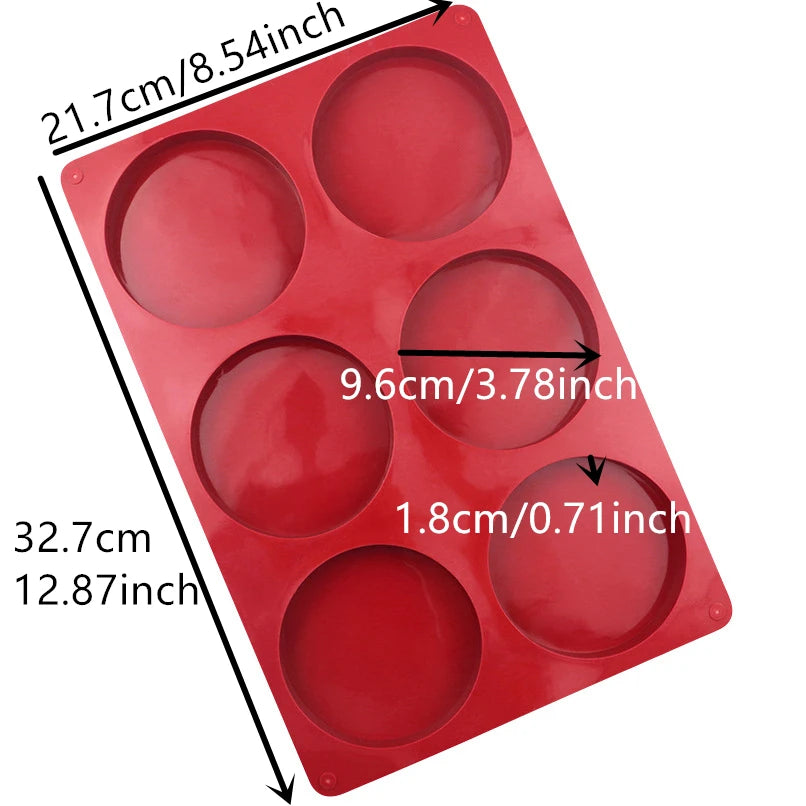 Cylinder Silicone Mold For Soap Jelly Pudding Resin And More