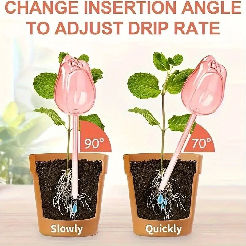 Tulip Watering Globes Automatic Self Watering System For Plants