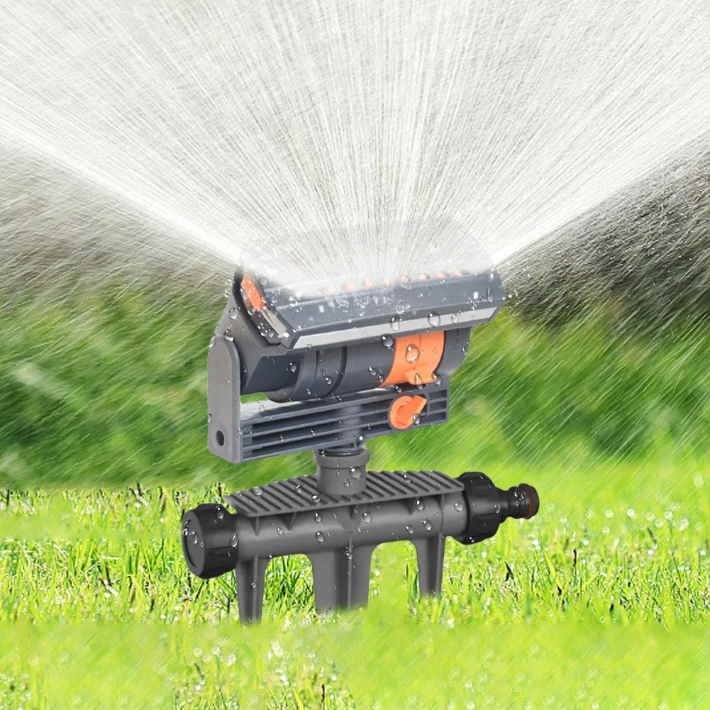 MOJOYC Oscillating Sprinkler With Adjustable Flow For Lawn Garden