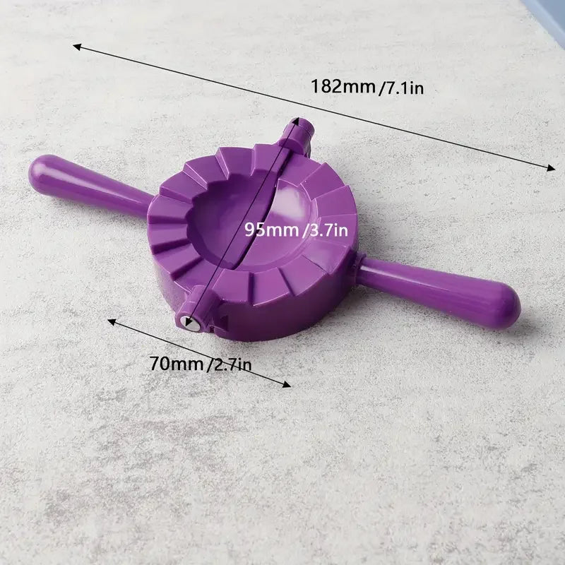 Dumpling Maker Mold Ergonomic Handle Durable Plastic Kitchen Tool