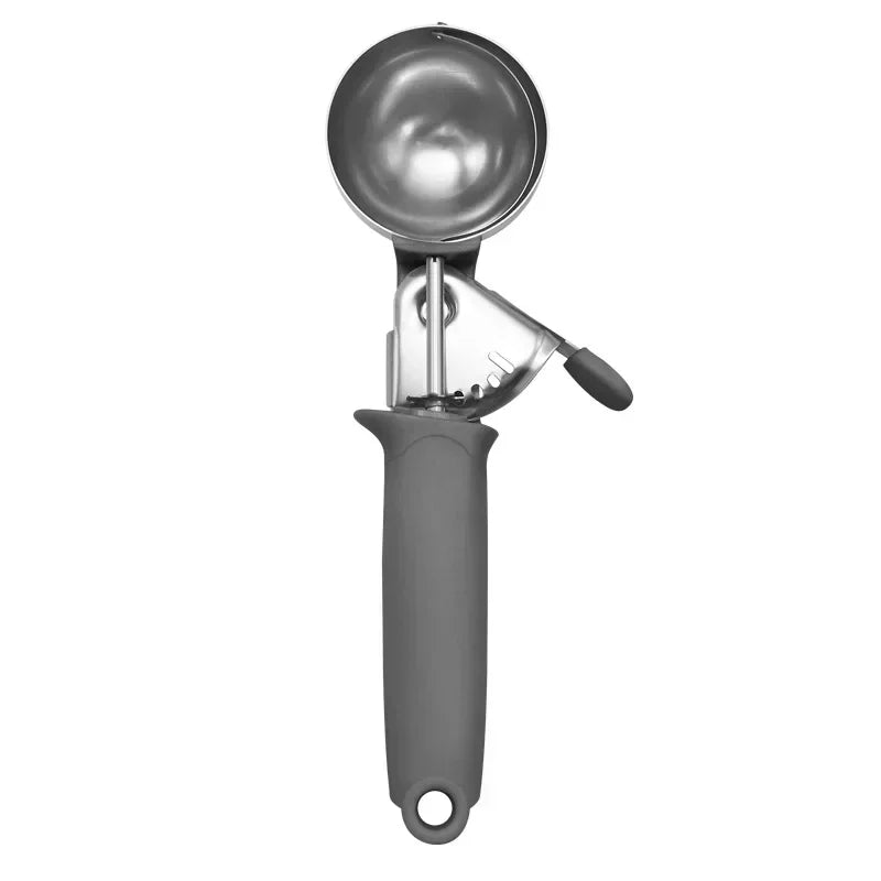 Ice Cream Scoop Stainless Steel Ice Cream Spoon Metal Icecream Cookie Scoop Melon Fruit Baller Ice Ball Maker Kitchen Gadget