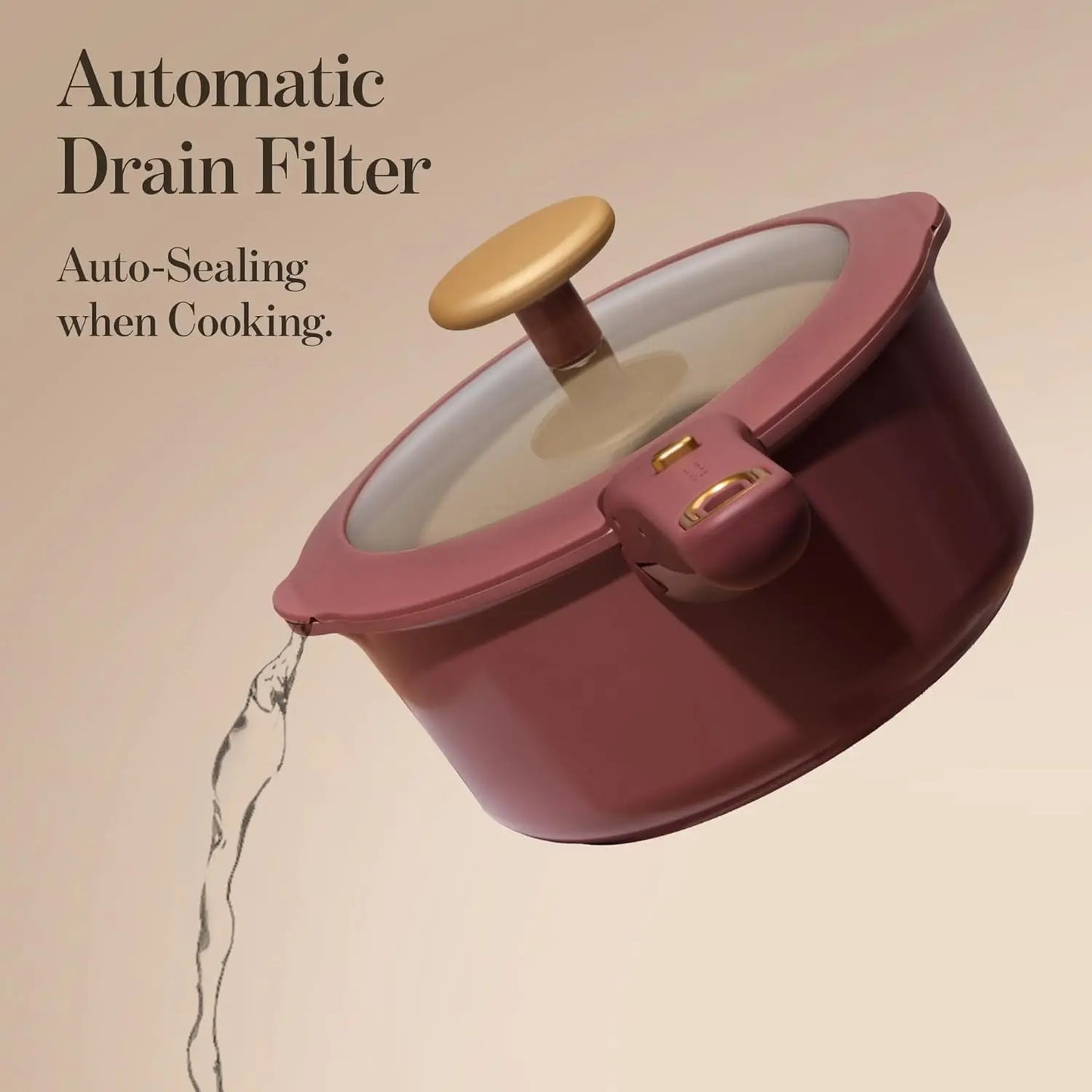 Titanium Nonstick Reinforced Sauce Pan Set With Lid