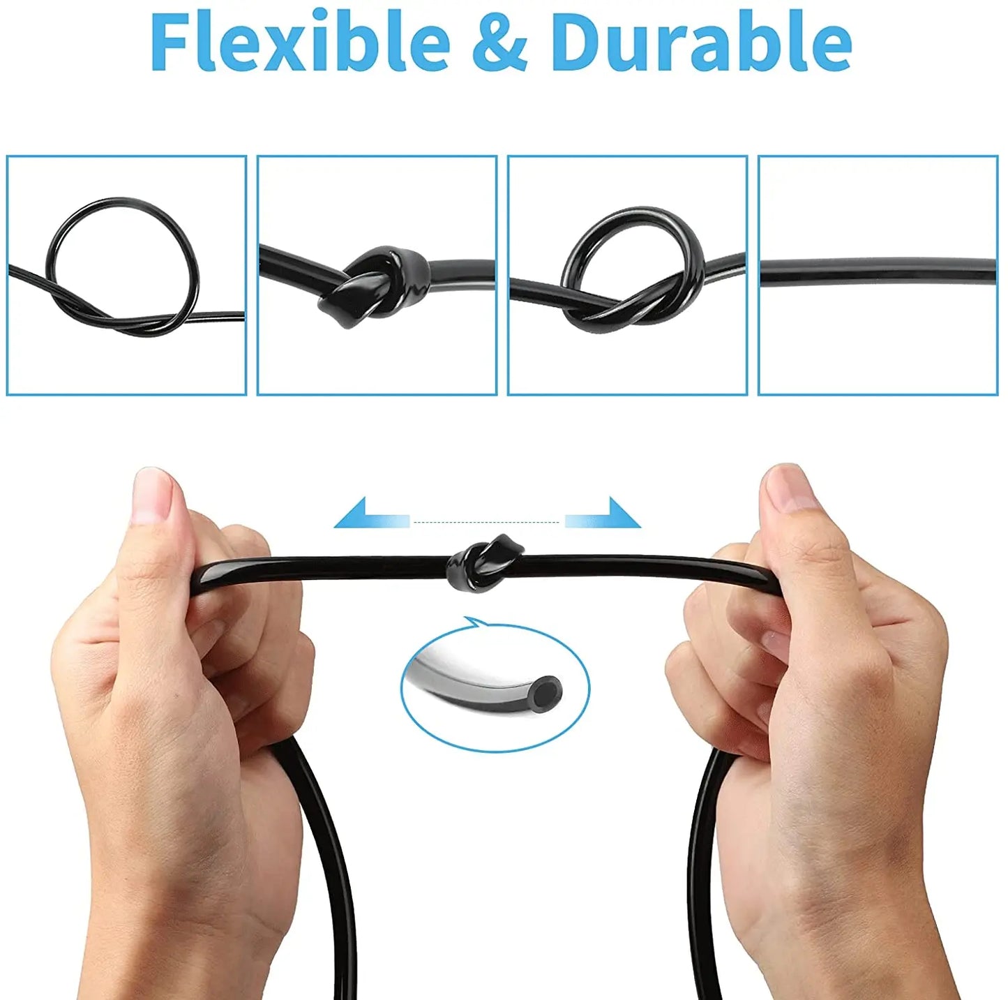 PVC Garden Hose Drip Irrigation Micro Tubing For Greenhouses