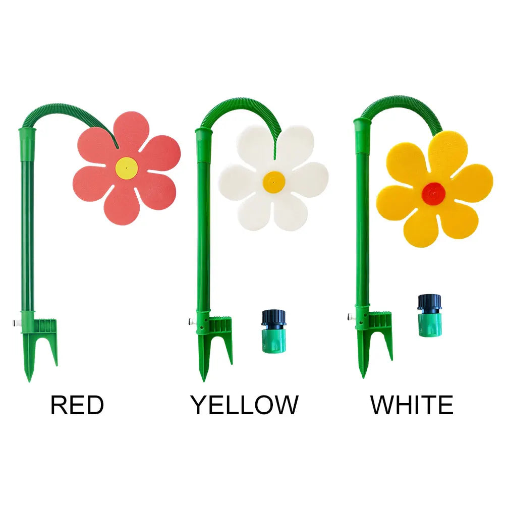 APWIKOGER Crazy Daisy Sprinkler 360 Rotating Dancing Flower