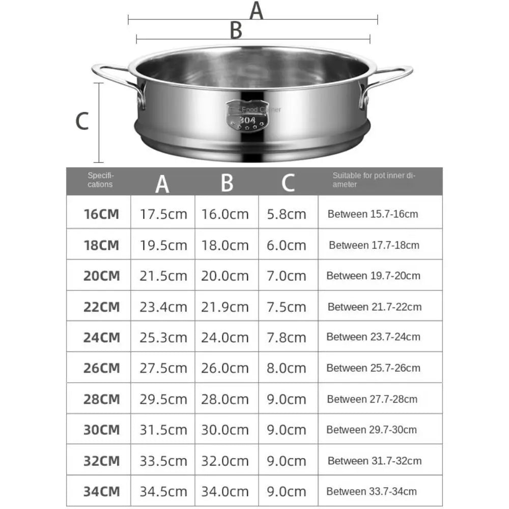 304 Stainless Steel Steamer Basket For Pot Durable Steam Rack