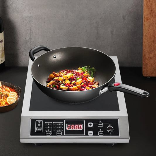 Sweetmile 3500W Induction Cooktop Countertop Cooker 110V