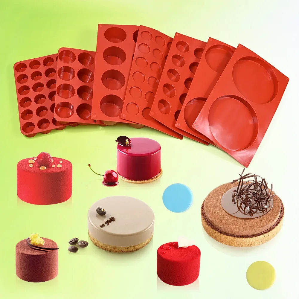 Cylinder Silicone Mold For Soap Jelly Pudding Resin And More