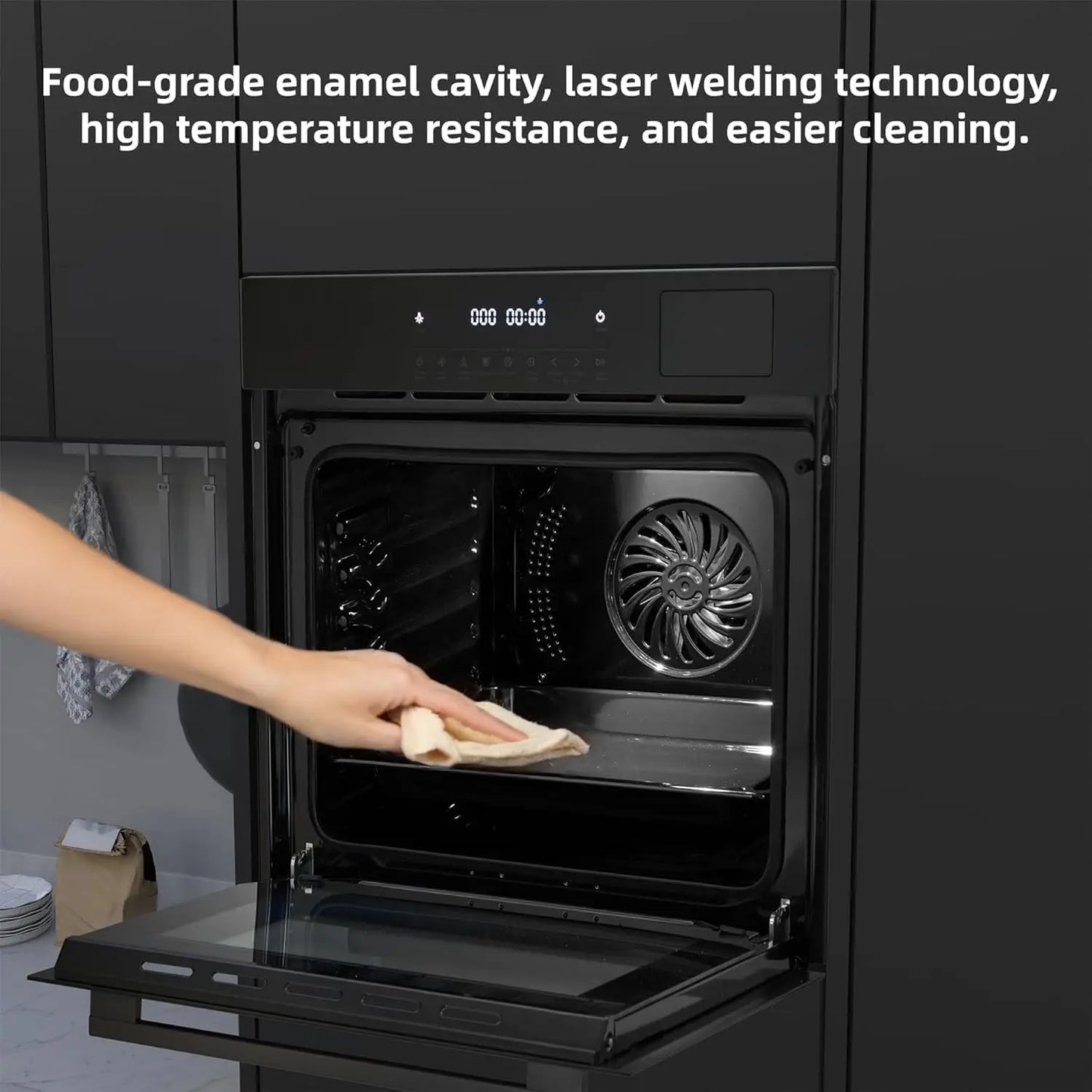 HiMISS Built-In Convection Wall Oven Electric 3000W