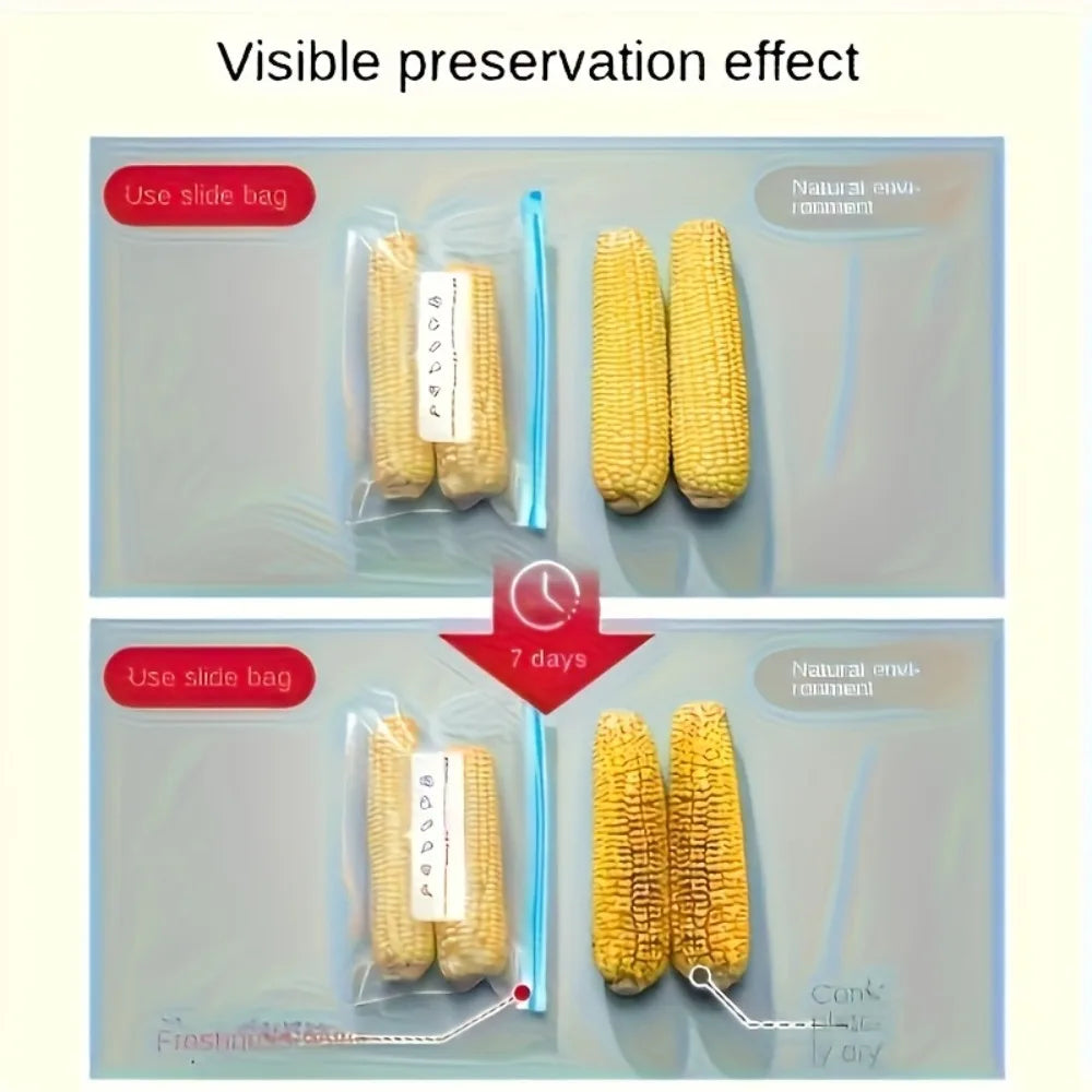 Reusable Food Storage Bags Stand Up, 60 Pack Leakproof Freezer Bags,  Gallon Bags, Reusable Plastic Snack Bags, Lunch Sandwich Bags for Home & Travel