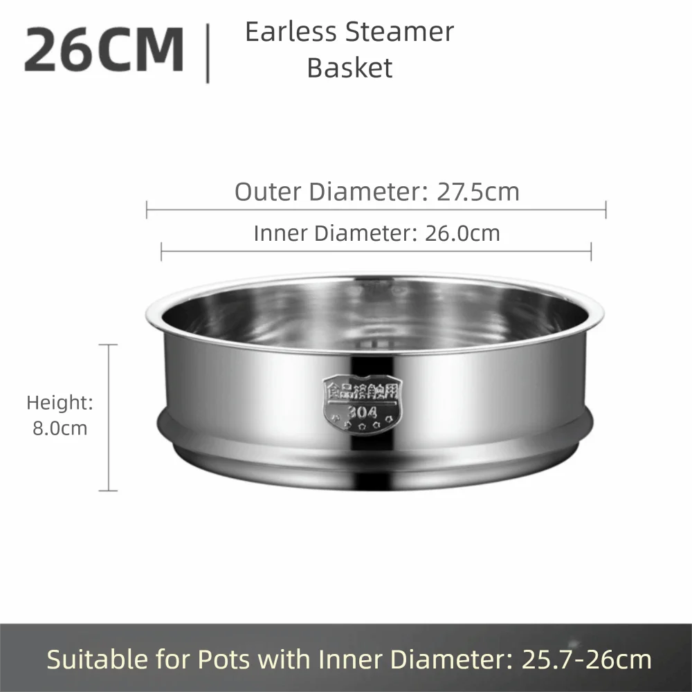 304 Stainless Steel Steamer Basket For Pot Durable Steam Rack