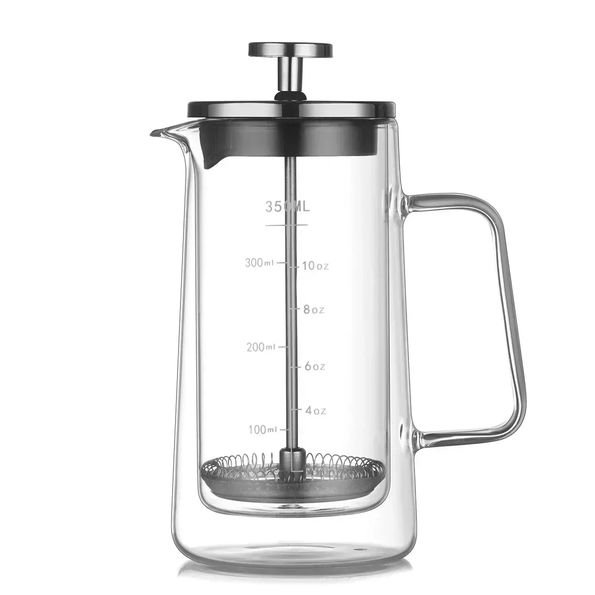 Borosilicate Glass French Press With Double Wall Insulation