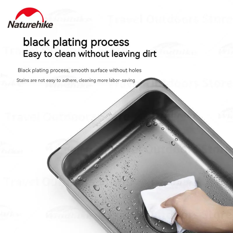 Naturehike Stainless Steel Basin Outdoor Camping Washbasin