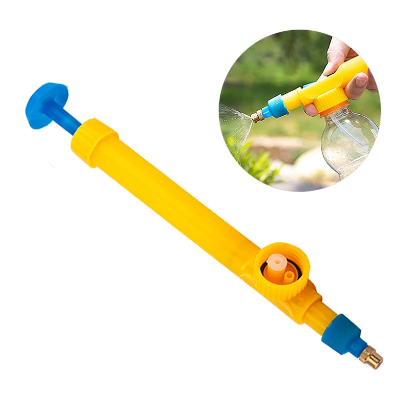 High Pressure Air Pump Manual Sprayer Adjustable Drink Bottle Spray Head Nozzle Garden Watering Tool Sprayer Agriculture Tools Spray Bottle