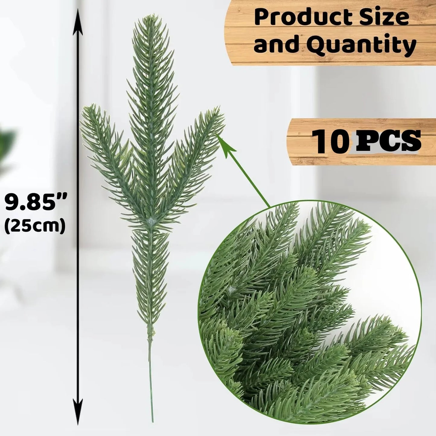 1pc Artificial Norfolk Pine Christmas Wreath Fake Green Garland Front Door Walls Porches Home Decor Xmas Decor Christmas Decor