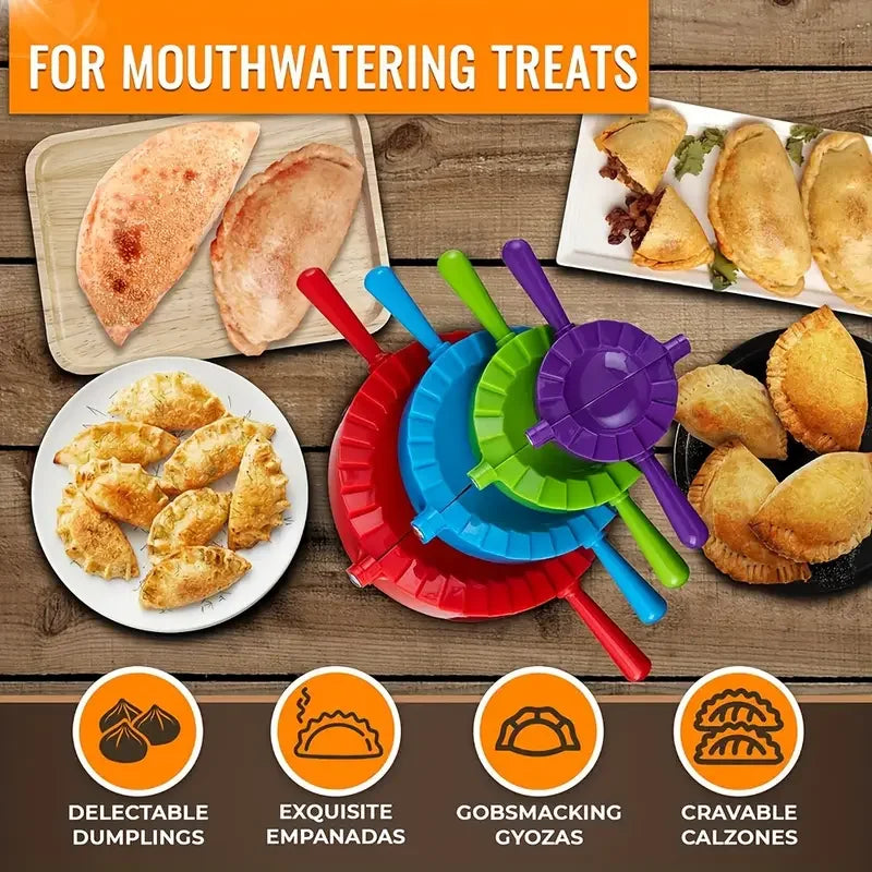 Dumpling Maker Mold Ergonomic Handle Durable Plastic Kitchen Tool