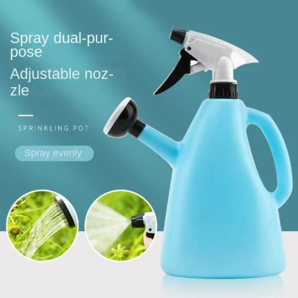 Plastic Watering Can Pot With Adjustable Spray For Garden Plants