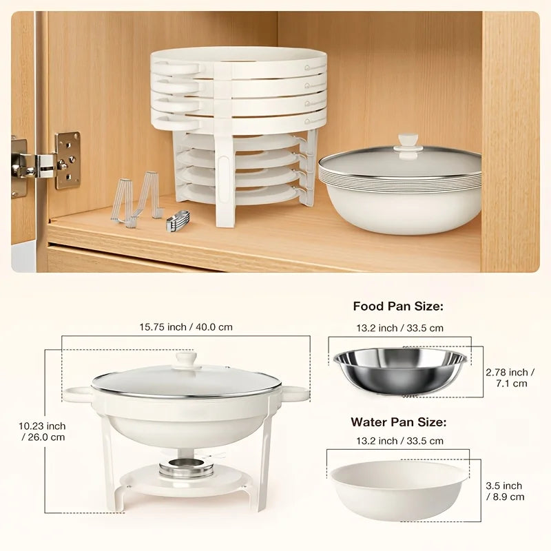 Maifanite Self Heating Buffet Set With Game Changer Coating