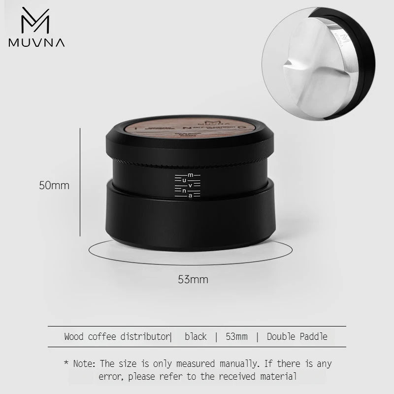 Espresso Tamper V2 Slow Rebound Stainless Steel Ripple Base Tamper