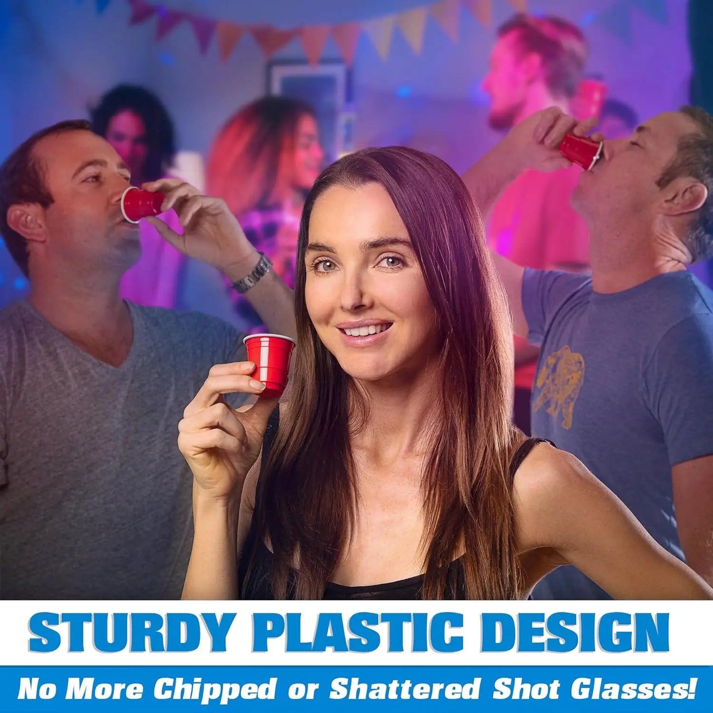 Disposable Plastic Shot Cups 200 Pack For Parties And Events