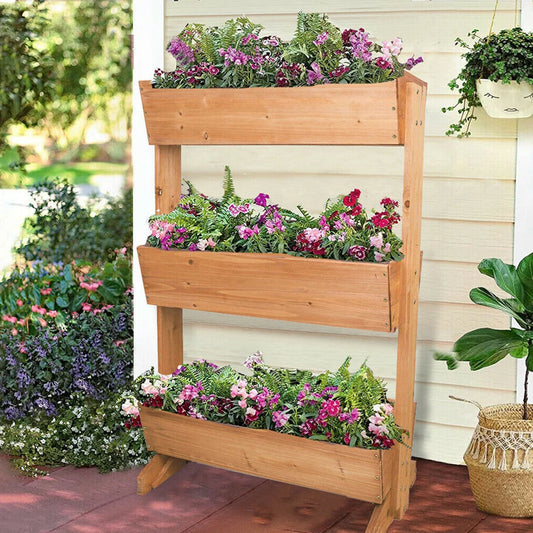 Vertical Raised Planter Box Garden Bed