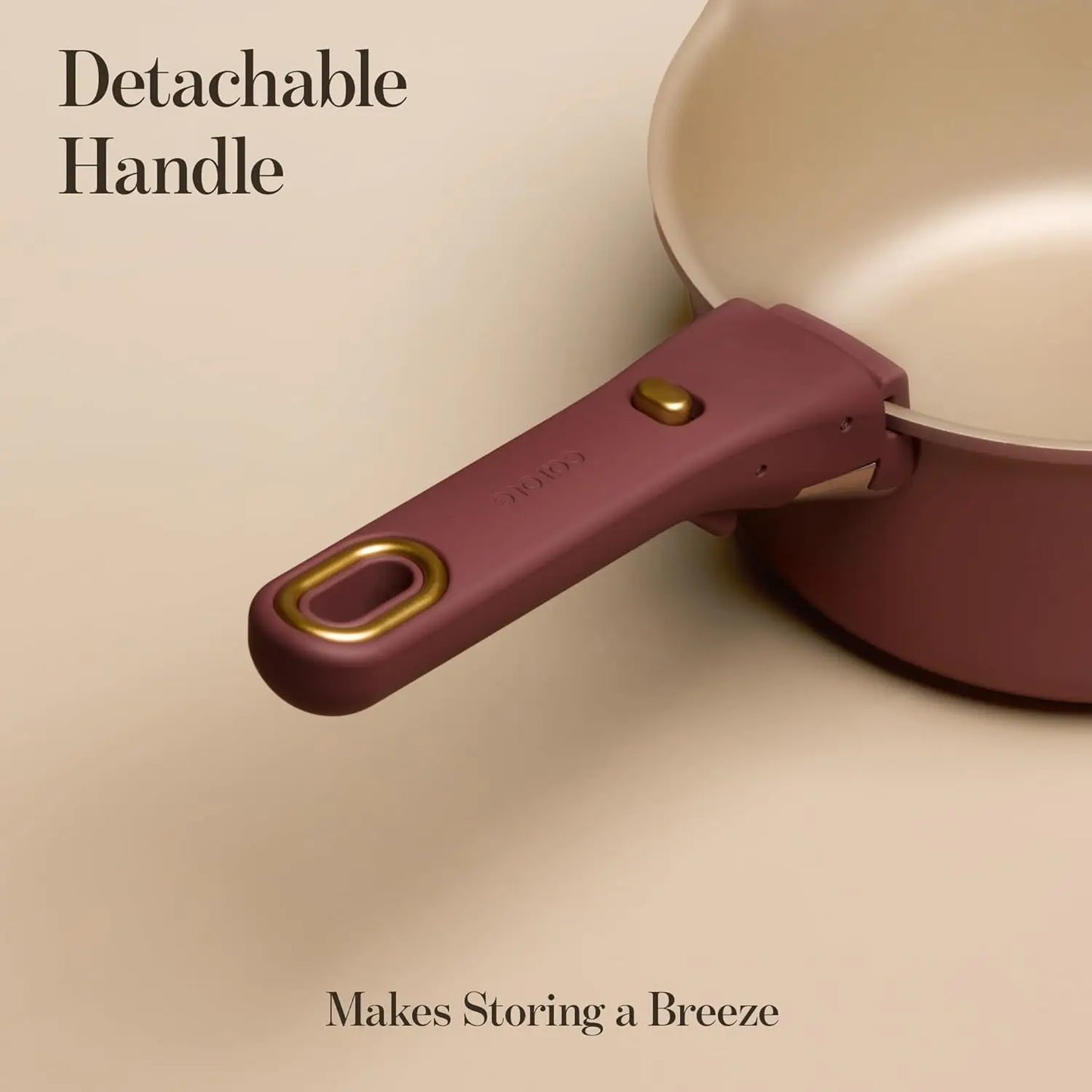 Titanium Nonstick Reinforced Sauce Pan Set With Lid