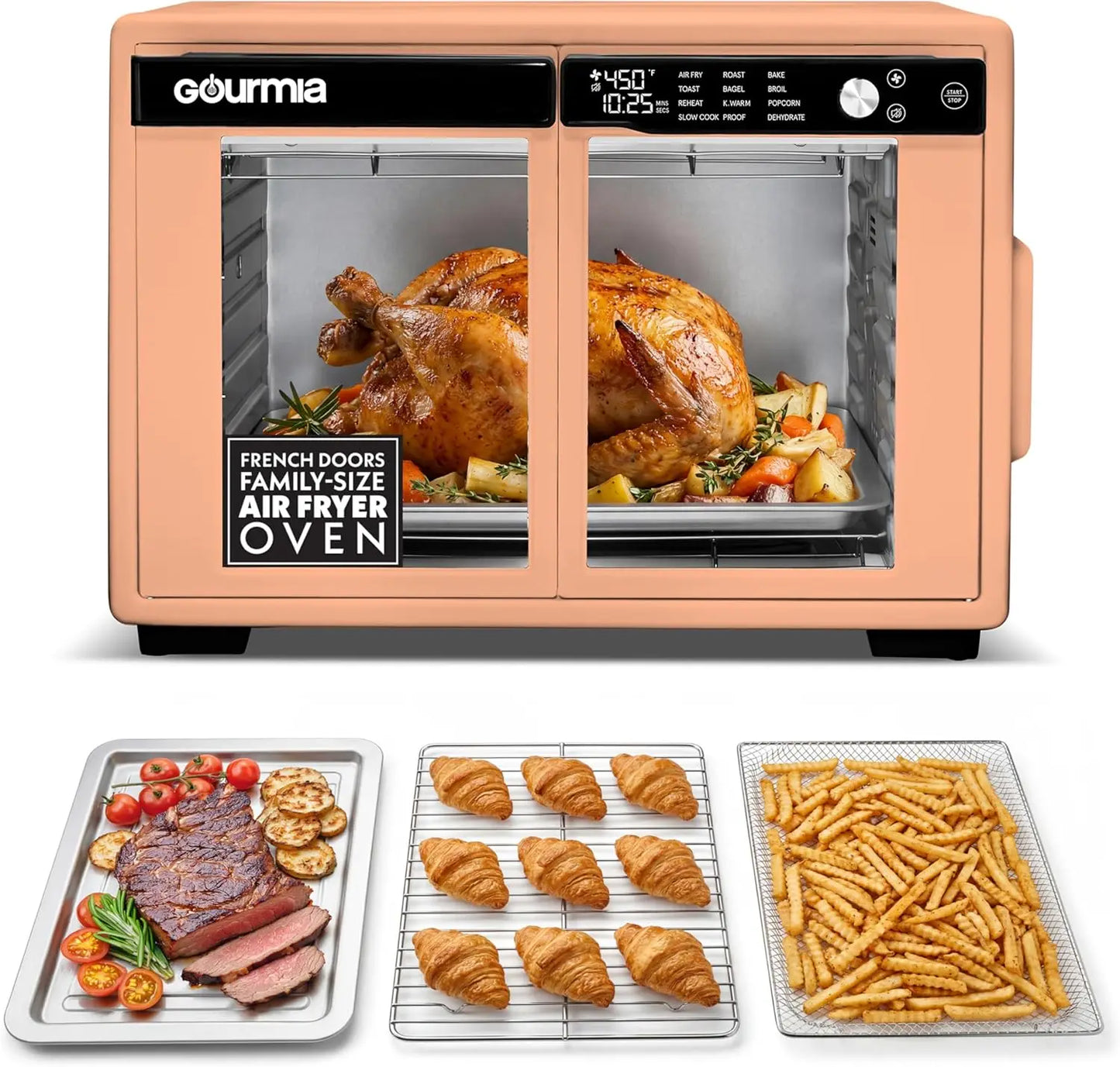 French Door Air Fryer Oven With FryForce 360 Digital Display