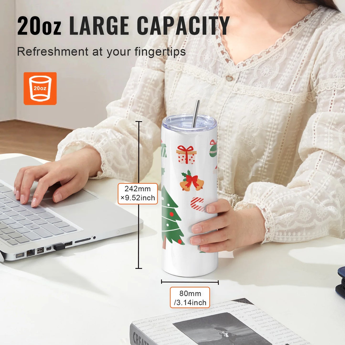 SucceBuy Sublimation Tumblers Stainless Steel Set For Heat Transfer