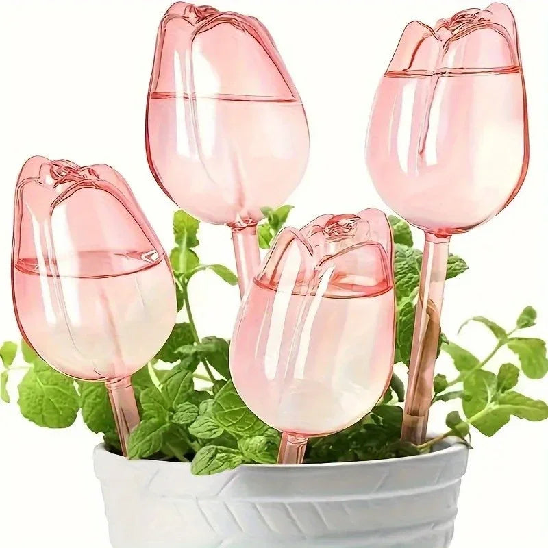 Tulip Watering Globes Automatic Self Watering System For Plants