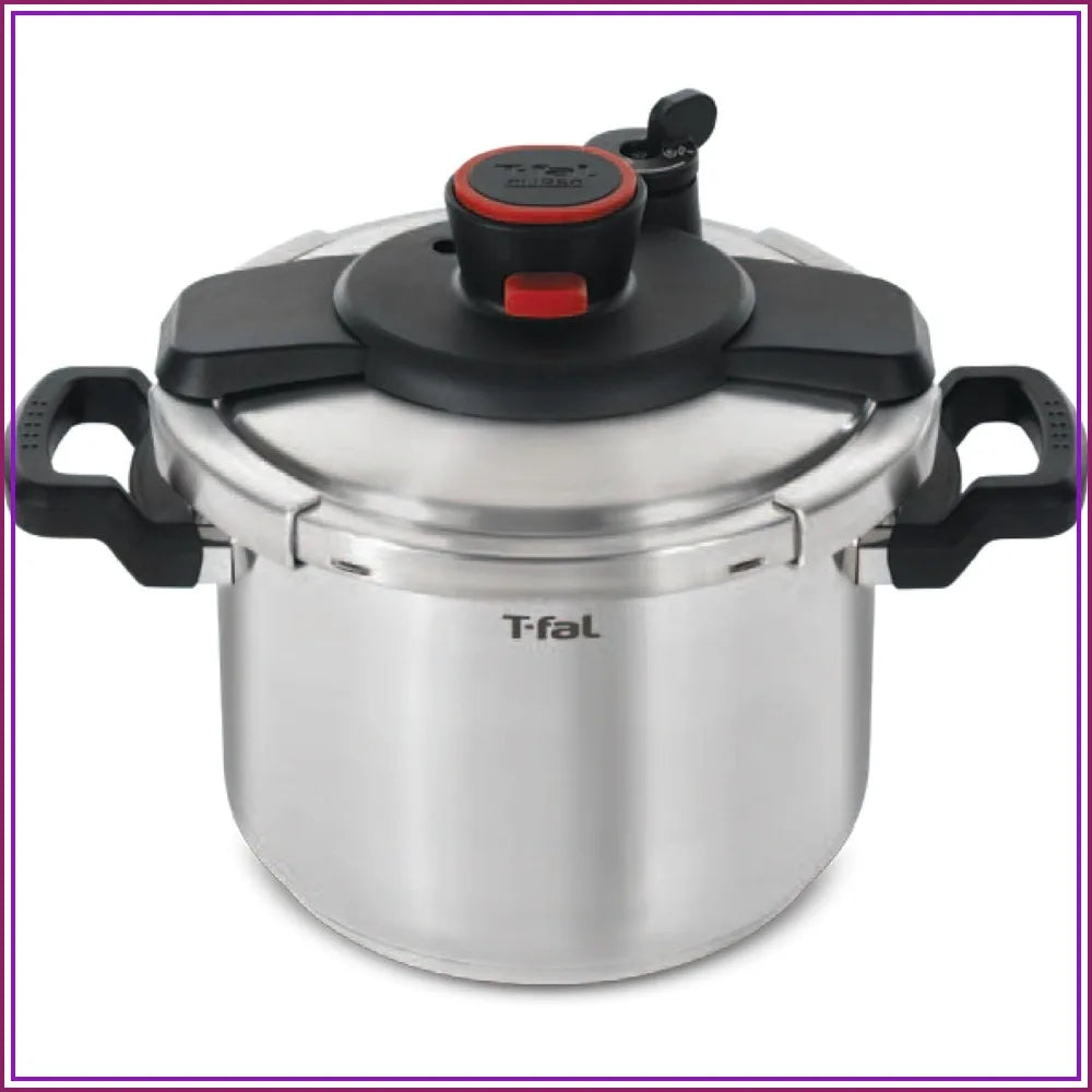 Stainless Steel Pressure Cooker Induction Compatible Secure Locking