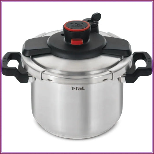 Stainless Steel Pressure Cooker Induction Compatible Secure Locking