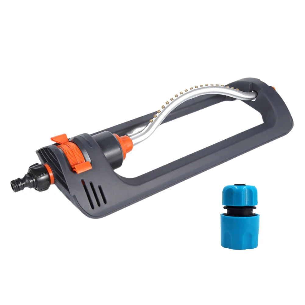 Oscillating Garden Sprinkler 4 Modes Water Sprayer 19 Hole Nozzles with 1/2in Connector for Large Area Coverage Yard Garden Lawn