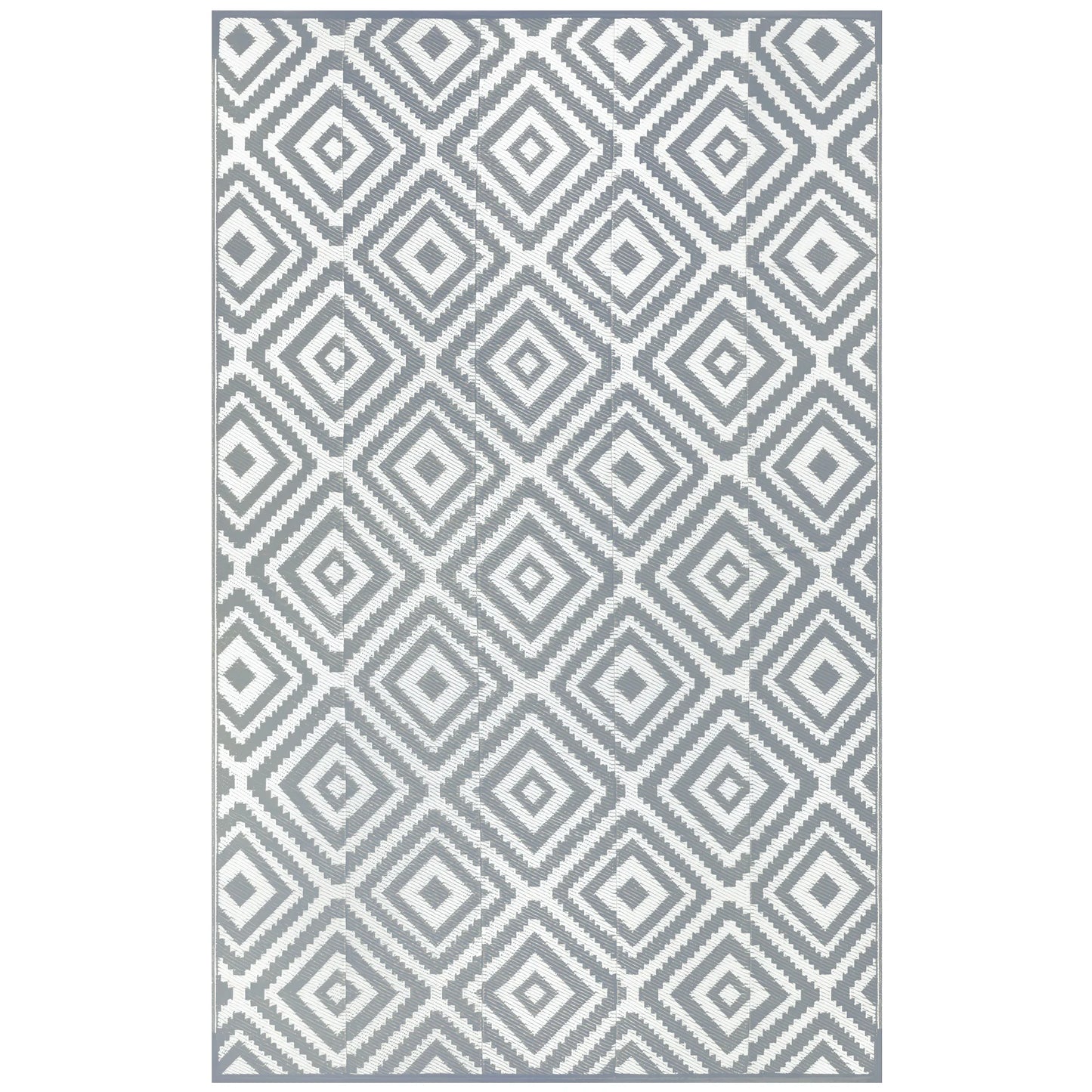 Waterproof Outdoor Plastic Straw Rugs Reversible Patio Rug For RV