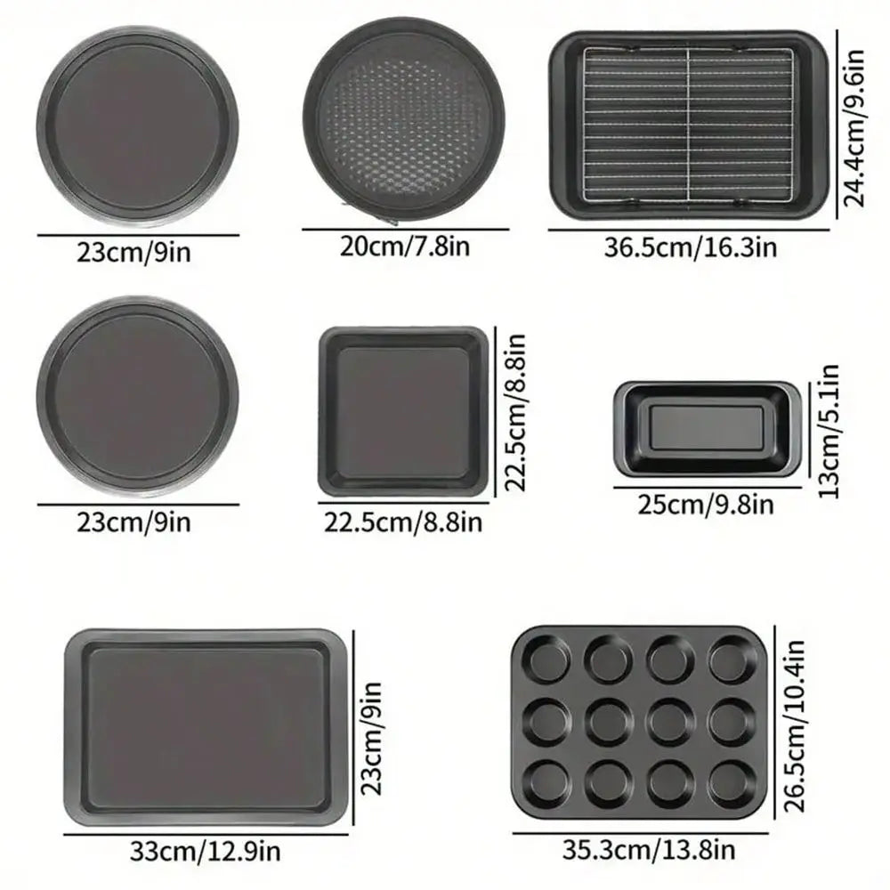 Nonstick Bakeware Set Carbon Steel Pans With Easy Release