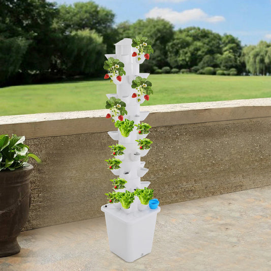 45-Hole Vertical Garden Tower For Balcony And Greenhouse