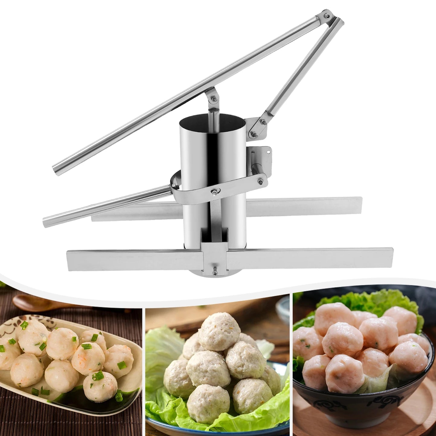 Rice-Meat Dumplings Processing and Forming Machine, Commercial Household Manual Stainless Steel Rice-Meat Dumplings Machine