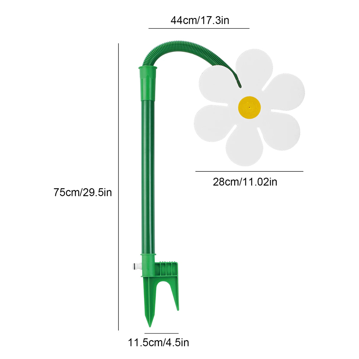 Crazy Dancing Flower Water Sprinklers 360 Degree Rotating Garden Sprinklers Flower Sprinkler for Yard Watering Dogs Playing