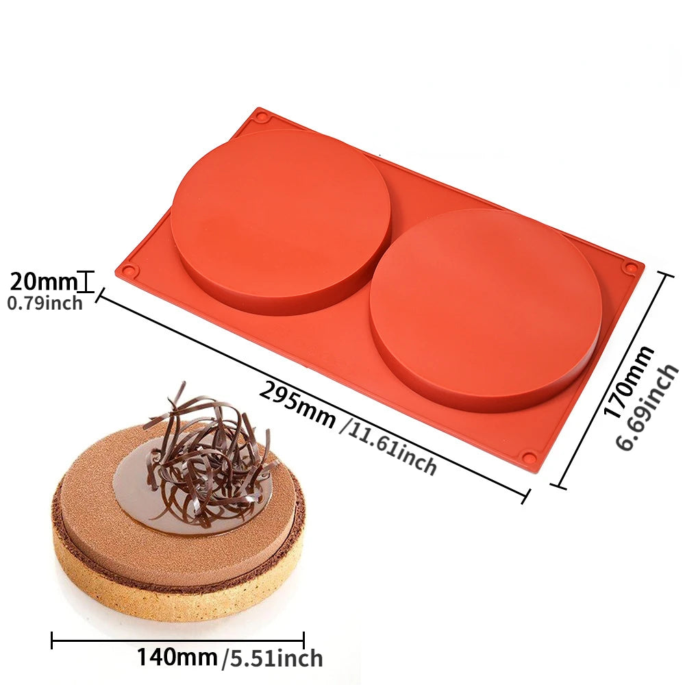 Cylinder Silicone Mold For Soap Jelly Pudding Resin And More