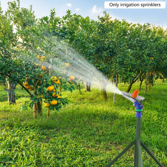 Watering Sprinkler for Farms Tripod Sprinkler Irrigation Nozzle 2.62in Adjustable 36-360° Durable Lawn Watering