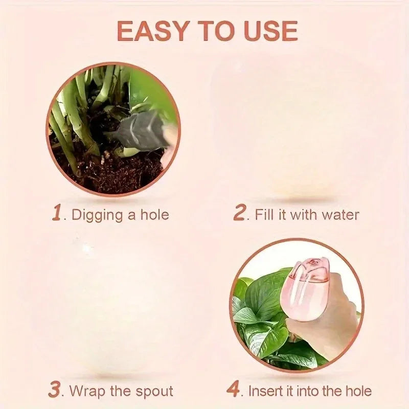 Tulip Watering Globes Automatic Self Watering System For Plants
